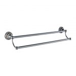 Decorated Double Towel Holder