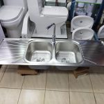 Kitchen Sink Double Bowl Double Drain (Long)